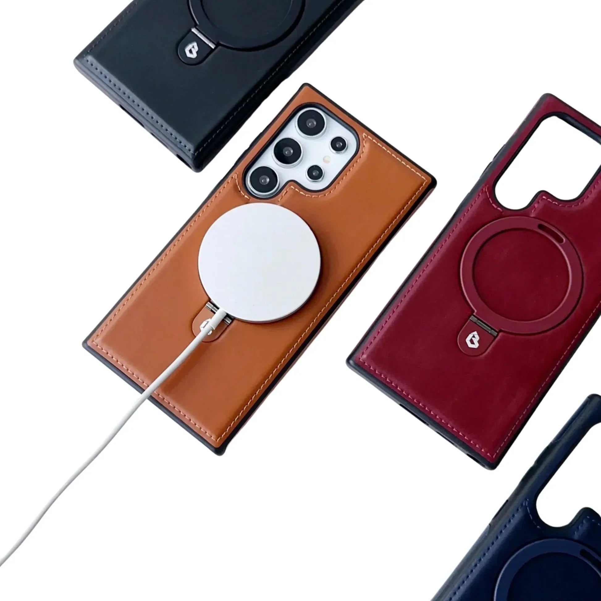 Case Samsung Couro Vintage MagSafe